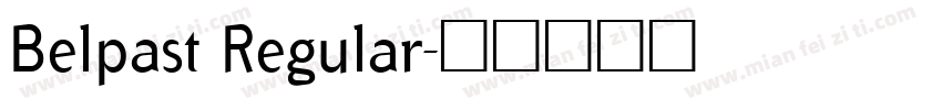 Belpast Regular字体转换